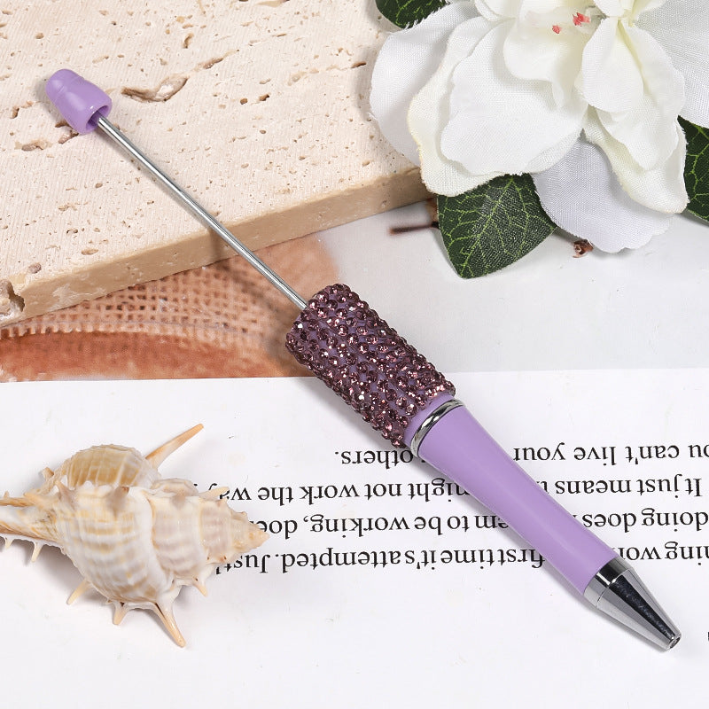 diy beading pen Rhinestone pearl handmade patch bead pen Ballpoint pen