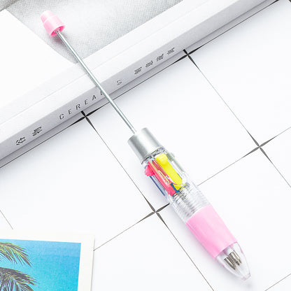 Four-color beaded pen